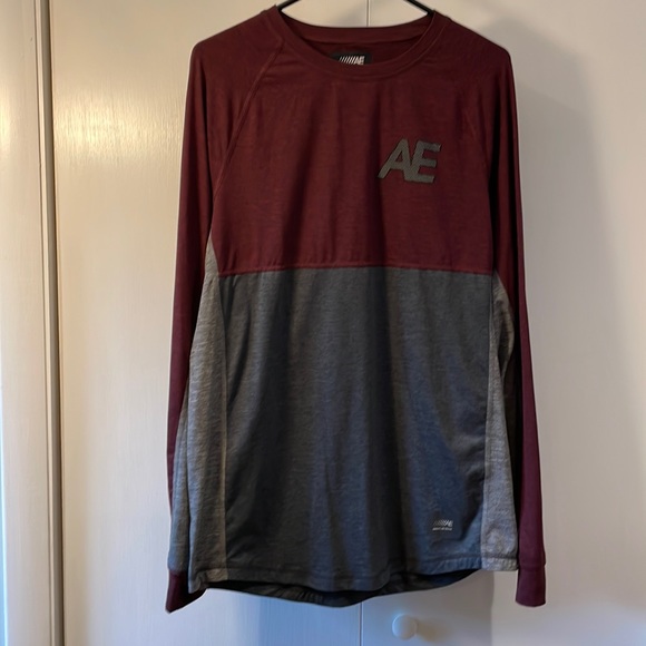 American Eagle men’s long sleeve T shirt size medium-tall 2 for 15. - Picture 2 of 7